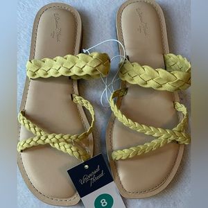NWT In Box Women’s Universal Thread Braided Sandals, Sz 8